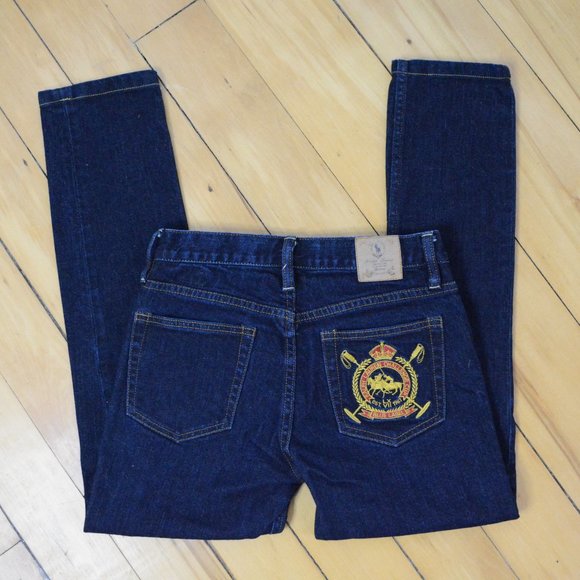 Ralph Lauren Challenge Cup Blue Label Women Jeans 27x26 - Picture 2 of 9